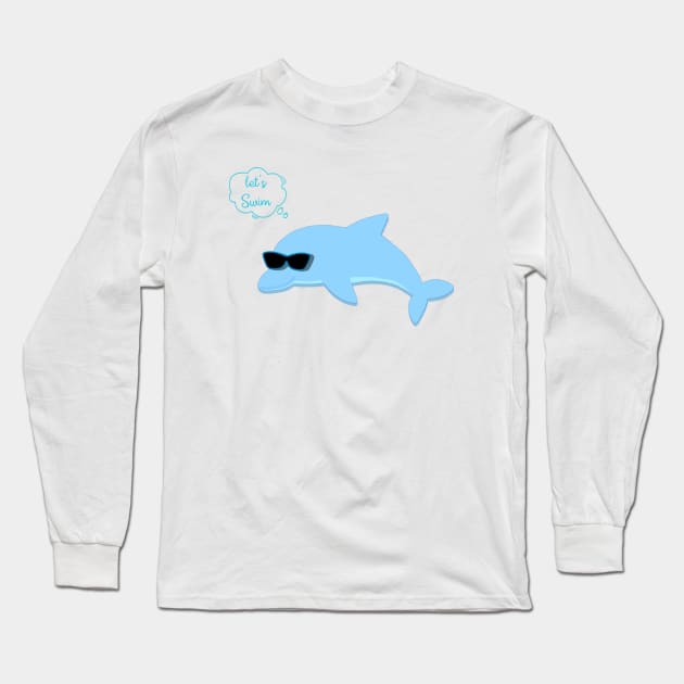 let's swim Long Sleeve T-Shirt by Glamoriii 